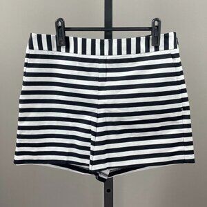 Express High Waist Black & White Shorts